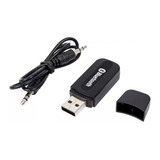 Adaptador Receptor Bluetooth Usb P2 Som Carro Pc Auxiliar