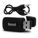 Adaptador Receptor Bluetooth Usb-p2 Musica Carro Novo