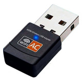 Adaptador Receptor Wireless Usb Wi-fi 5ghz Dual Band