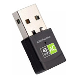 Adaptador Receptor Wireless Usb Wi-fi 5ghz Dual Band