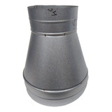 Adaptador Redutor De Dutos 200mm X 150mm Chapa Galvanizada