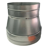 Adaptador Redutor De Dutos 400mm X 300mm Chapa Galvanizada