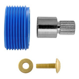Adaptador Registro Deca 16 Estria X Acabamento Docol 20 Estr Cor Azul