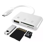 Adaptador Sd Hub Otg Leitor Cartão De Memoria Tipo Tf Micro