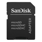 Adaptador Sd Sandisk Leitor Micro Sd Sdhc Sdxc Note Kit 2pçs