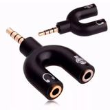 Adaptador Splitter Headset Fone Microfone P2