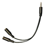 Adaptador Splitter Headset Fone Microfone P2 X P3 Áudio