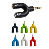 Adaptador Splitter P3 Headset Fone Microfone P2 X P3 Audio