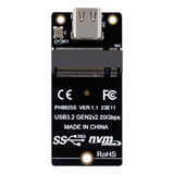 Adaptador Ssd M.2 Para Pc Asm2364 Nvme Riser Board Conversor