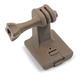 Adaptador Suporte Camera Para Capacete Tan Airsoft Paintball