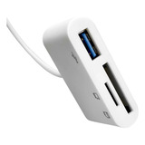 Adaptador Tf Cf Sd Leitor Cartão/memória Otg Usb Tipo C
