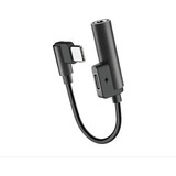 Adaptador Tipo-c 2 Em 1 Audio & Carregador P/ Type-c + 3.5mm