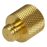 Adaptador Tripé 1/4 Fêmea 3/8 Macho Parafuso Tipo A Dourado