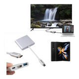 Adaptador Type-c 3 In 1 Usb-c Hdmi Usb 3.1 Macbook 12 118