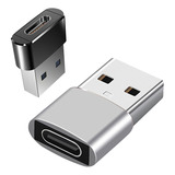 Adaptador Type-c Fêmea Para Usb Macho Conversor Prático