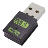 Adaptador Usb 2x1 Wifi 2.4/5g E Bluetooth Wireless Pc Note