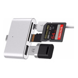 Adaptador Usb 3.1 Leitor Cartão Memória Sd Micro Usb Macbook