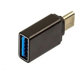 Adaptador Usb 3.1 Type-c Para Usb 3.0 Fêmea Cor Preto