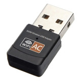 Adaptador Usb Ac Wifi De Banda Dupla De 2,4 E 5 Ghz De Banda Dupla + Rápido