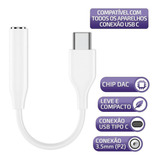 Adaptador Usb C Para Fone Compatível Samsung S20fe, S21, S20