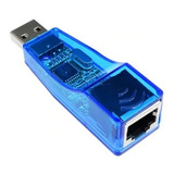 Adaptador Usb Lan Placa Rede Externa Rj45 Ethernet 10/100