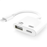 Adaptador Usb Otg Para iPhone E iPad - Lightning X Lh+usb 3