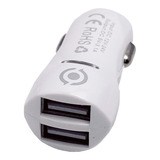 Adaptador Usb P/veicular C/2 Saidas Usb P/ Carregar No Carro