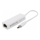 Adaptador Usb Tipo C / Thunderbolt 3 X Rj45 Lan Rede Macbook