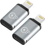 Adaptador Usb Tipo C Para iPhone Lightning - Kit 2 Peças