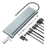 Adaptador Usb-c, Hub Tipo C 12