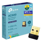 Adaptador Wi-fi Usb Nano Tp-link Ac600 Archer T2u Dual Band