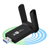 Adaptador Wifi Dual Band 2-4g 5g Usb 3.0 5ghz 1300mbps 2 An