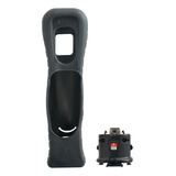 Adaptador Wii Motion Plus E Capa De Silicone - Preto