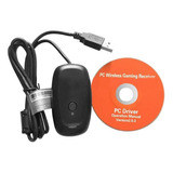 Adaptador Wireless Receptor Sem Fio P/ Controles Xbox 360 Pc