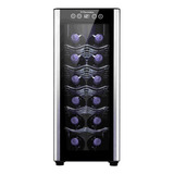 Adega Electrolux 12 Garrafas 1 Porta Preta Acabamento Em Al