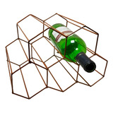 Adega Mini Bar Colmeia Porta Vinho E Garrafas Decorativo