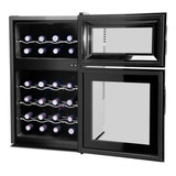 Adega Philco 24 Garrafas Titanium Duo Inox Pad24 - 220 Volts 220v