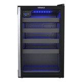 Adega Venax Piubella 100, Preto, Porta Invertida - 110v
