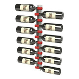 Adega Vertical Suporte Vinho Parede 12 Garrafas - Branco