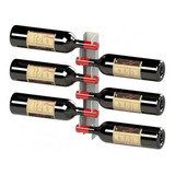 Adega Vertical Suporte Vinho Parede 6 Garrafas - Branco