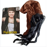 Adereço Peruca Pirata Feminina Rastafári P/ Fantasia Festas