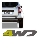Adesivo 4wd Duster Renault 2018 2019