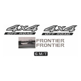 Adesivo 4x4 Off Road + Adesivo Rack Teto Frontier + 6m/t
