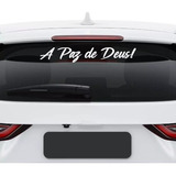 Adesivo A Paz De Deus Cristão Gospel Auto Carro Deus Vidro