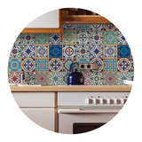 Adesivo Azulejo 15x15 Cm 108un Cozinha Antigo Santa Cruz