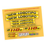 Adesivo B110b +etiq Compativel C/ Retroescavadeira