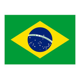 Adesivo Bandeira Brasil Kit 4 Unidades