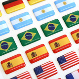 Adesivo Bandeira Brasil Países Estados Placa