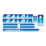 Adesivo Bicicleta Antiga Caloi Barra Forte L 1982 1983 Azul
