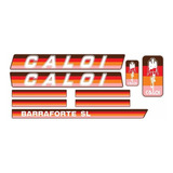 Adesivo Bicicleta Antiga Caloi Barra Forte Sl 1982-83 Vermel